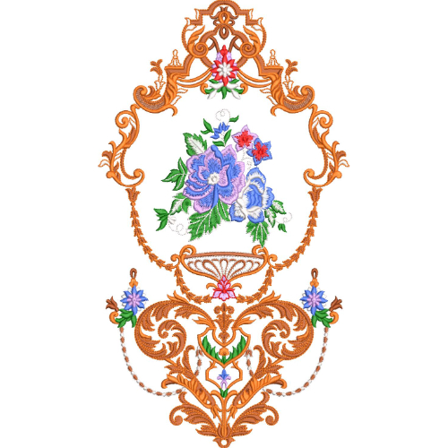 Beautiful Flower Embroidery Design