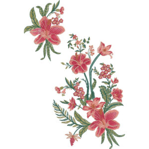 Beautiful Flower Embroidery Design