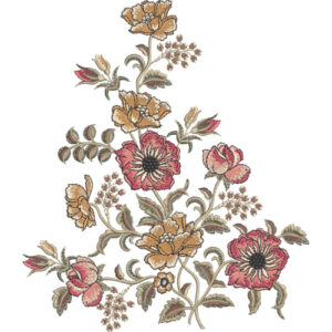 Beautiful Flower Embroidery Design