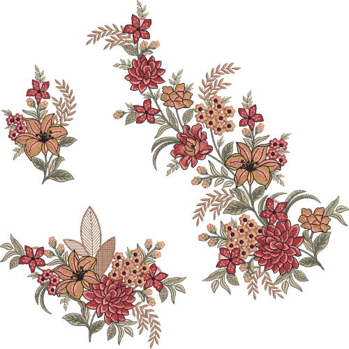 Flower Embroidery Design