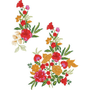Beautiful Flower Embroidery Design