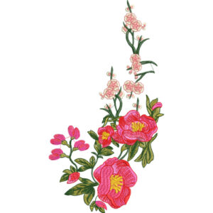 Simple Flower Embroidery Design