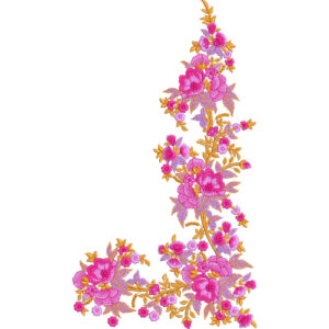Simple Flower Embroidery Design