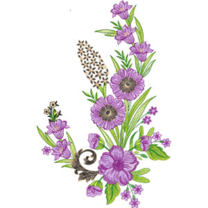 Beautiful Flower Embroidery Design