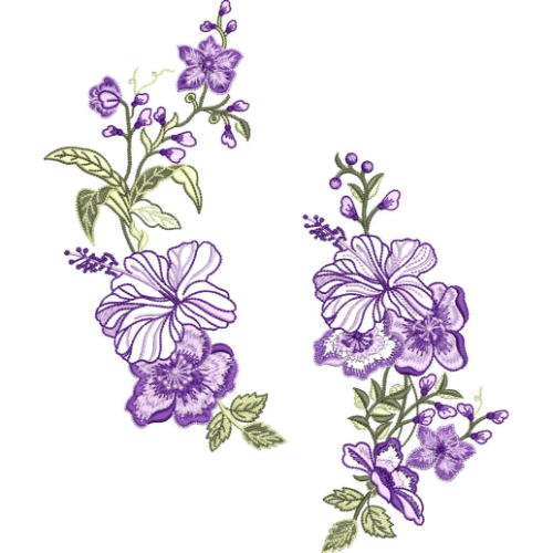 Beautiful Flower Embroidery Design