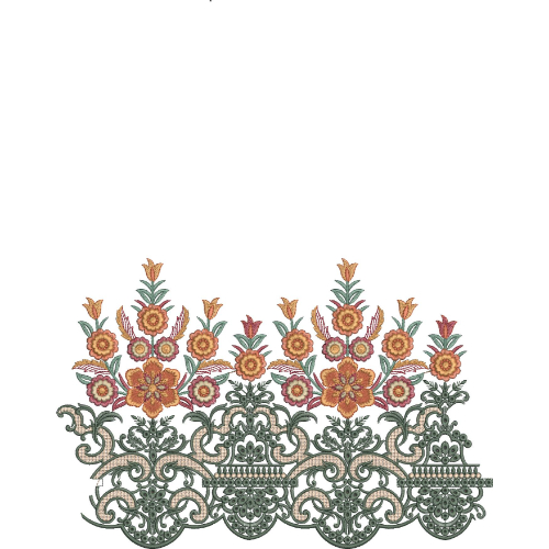 Beautiful Lace Embroidery Design