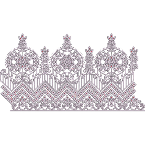 Lace Flower Embroidery Design