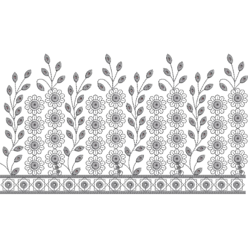 Beautiful Lace Embroidery Design