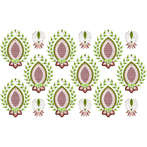 Floral Lace Embroidery Design