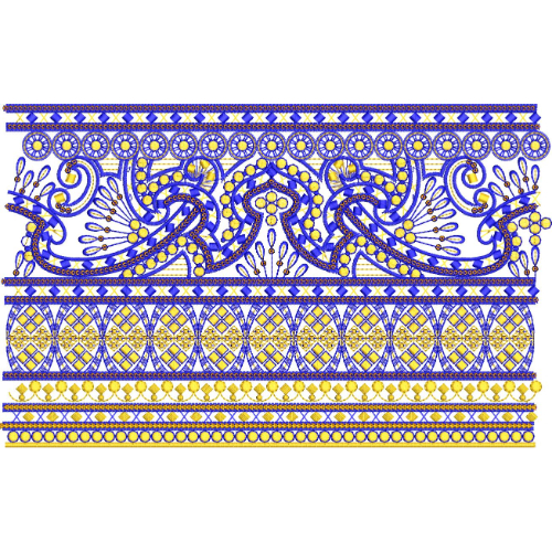 Simple Lace Embroidery Design