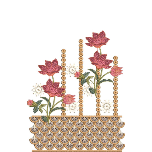 Delicate Lace Embroidery Design
