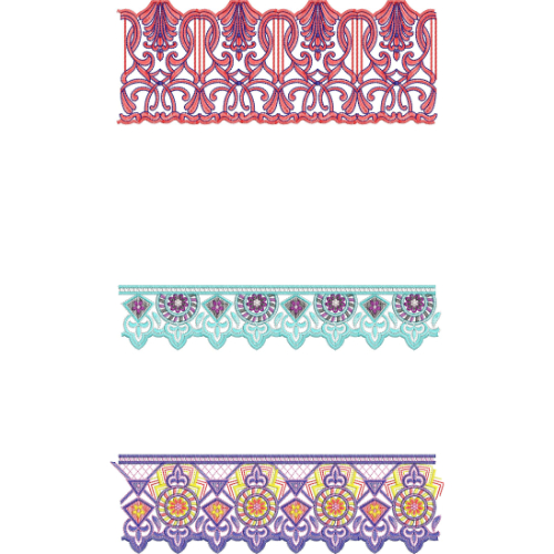 Unique Lace Embroidery Design