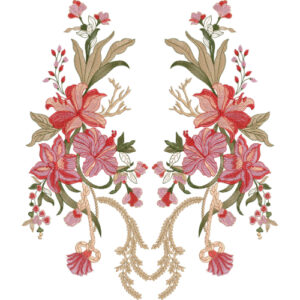 Neck Gala Embroidery Design