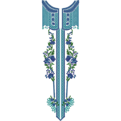 Beautiful Neck Embroidery Design