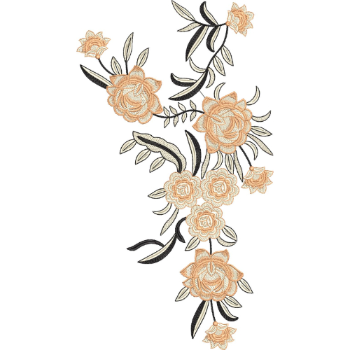 Simple Neck Embroidery Design