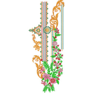 Neckline Embroidery Design