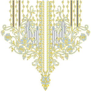 Simple Neck Embroidery Design