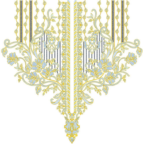 Simple Neck Embroidery Design