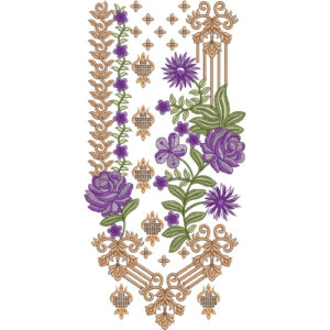 Beautiful Neck Embroidery Design