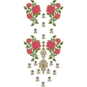 Simple Neck Embroidery Design