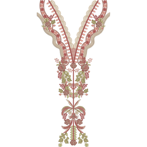 Neck Gala Embroidery Design