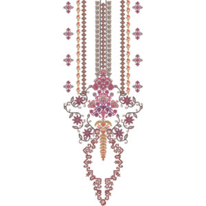 Neckline Embroidery Design