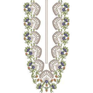 Simple Neck Embroidery Design