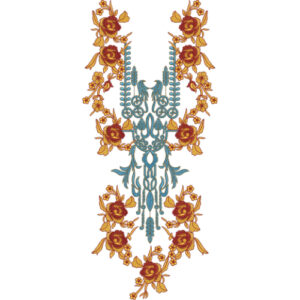 Neck Gala Embroidery Design