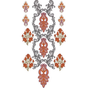 Simple Neck Embroidery Design