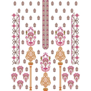 Simple Neck Embroidery Design