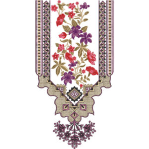 Neck Gala Embroidery Design