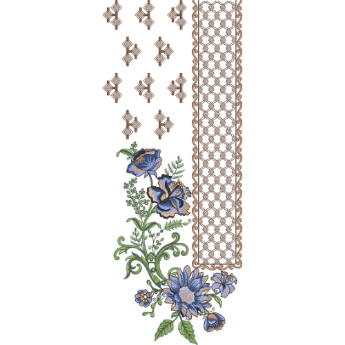 Neck Kurta Embroidery Design