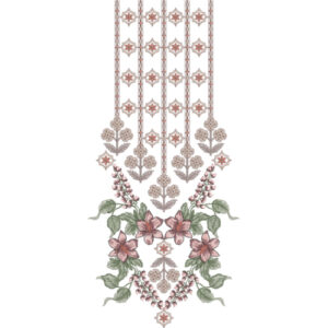 Unique Neck Embroidery Design