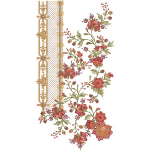 Simple Neck Embroidery Design