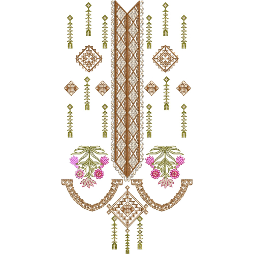 Neck Gala Embroidery Design