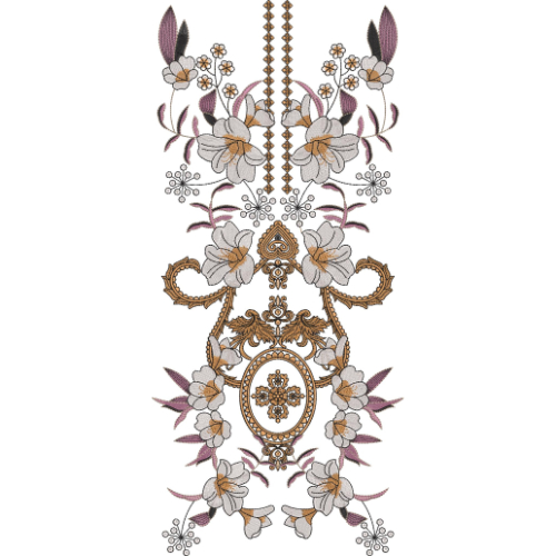 Neck Kurta Embroidery Design