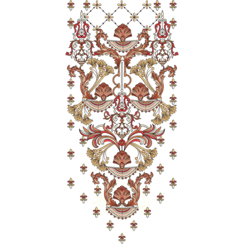 Simple Neck Embroidery Design