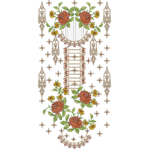 Neck Gala Embroidery Design