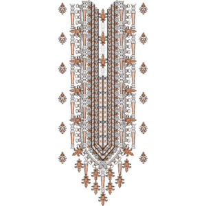 Neckline Embroidery Design