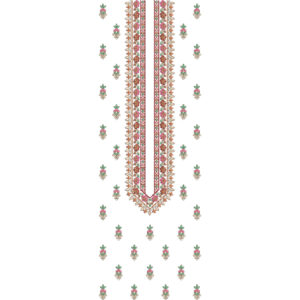 Beautiful Neck Embroidery Design