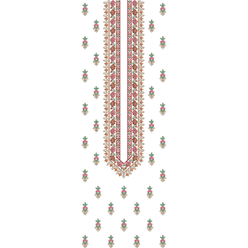 Beautiful Neck Embroidery Design