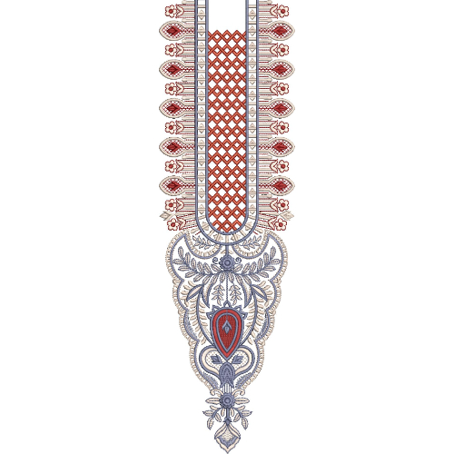 Simple Neck Embroidery Design