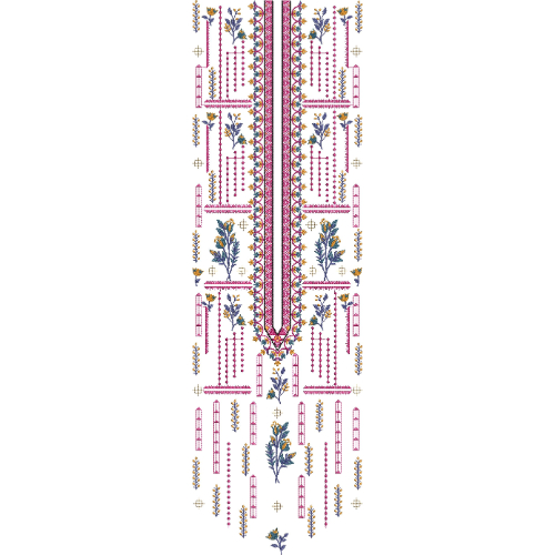 Neck Gala Embroidery Design
