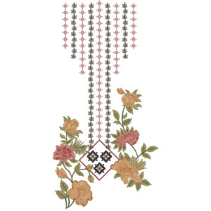 Neckline Embroidery Design