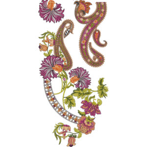Unique Neck Embroidery Design