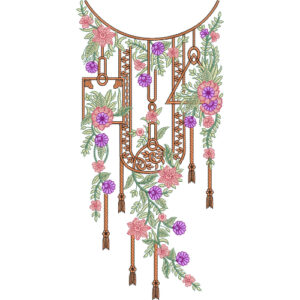 Neck Gala Embroidery Design