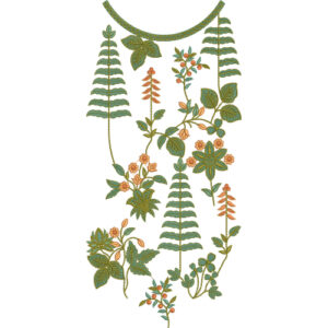 Unique Neck Embroidery Design