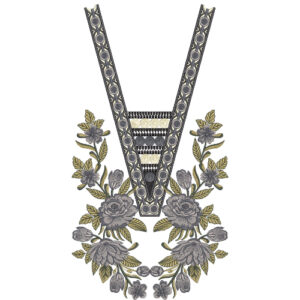 Neck Gala Embroidery Design
