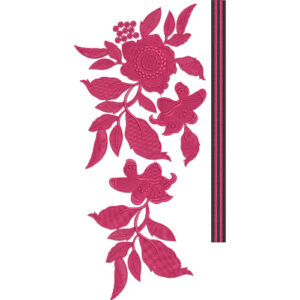 Unique Neck Embroidery Design