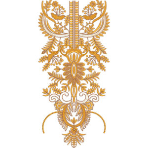 Neckline Embroidery Design